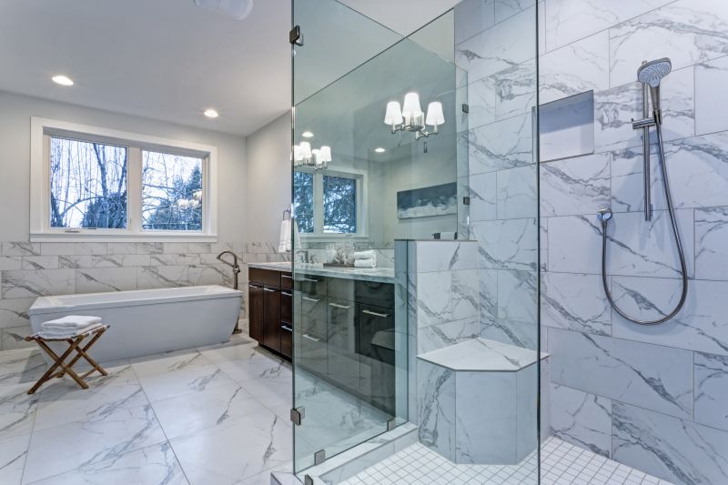 Large Format Tiles in Shower Space